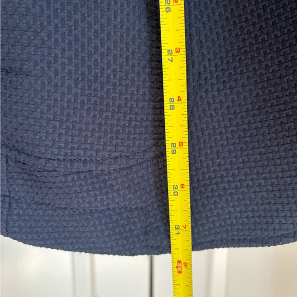 Zara Man Navy Blue Textured Blazer – Size 44R (Medium) - Picture 7 of 7